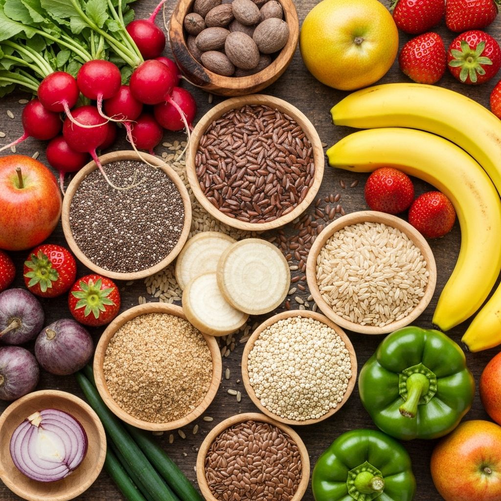 Aliments sains et nutrition équilibrée